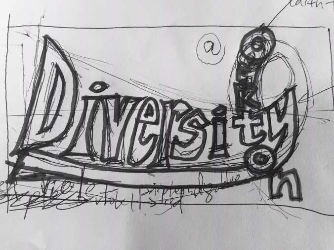 diversity banner sketch